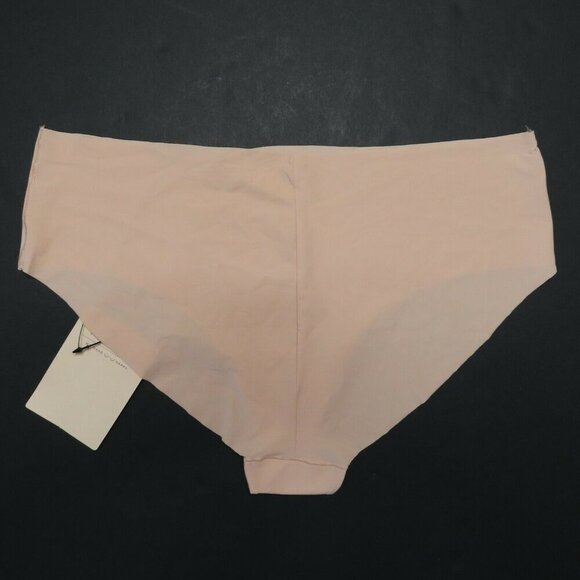 True Women Plus Size 1X Body Hipster Solid Beige Laser Cut Panty Underwear NEW - Picture 5 of 6